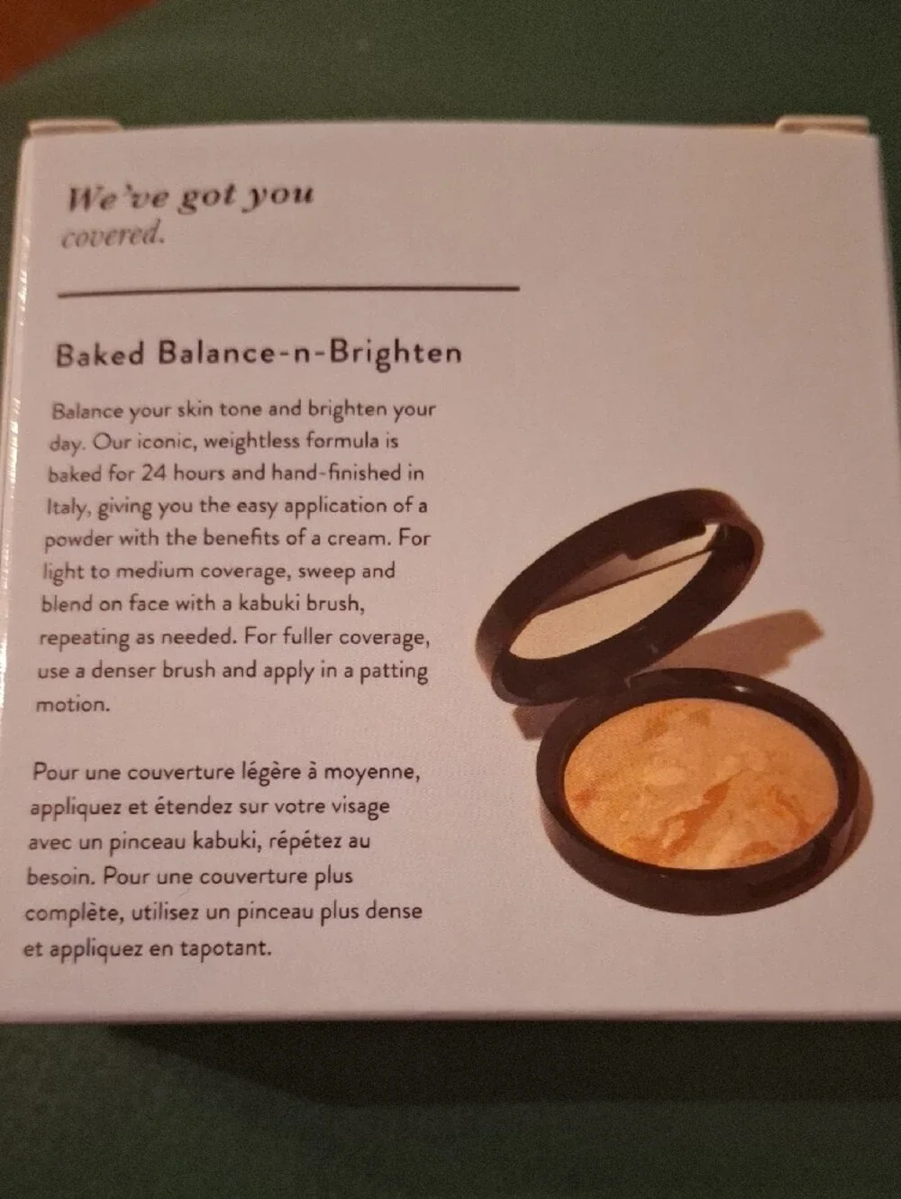 Laura Geller Baked Balance-N-Brighten Color-Correcting Foundation NIB